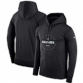 Men's Oakland Raiders Nike Sideline Property Of Wordmark Logo Performance Pullover Hoodie Black,baseball caps,new era cap wholesale,wholesale hats